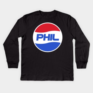 Pepsi Phil Kids Long Sleeve T-Shirt